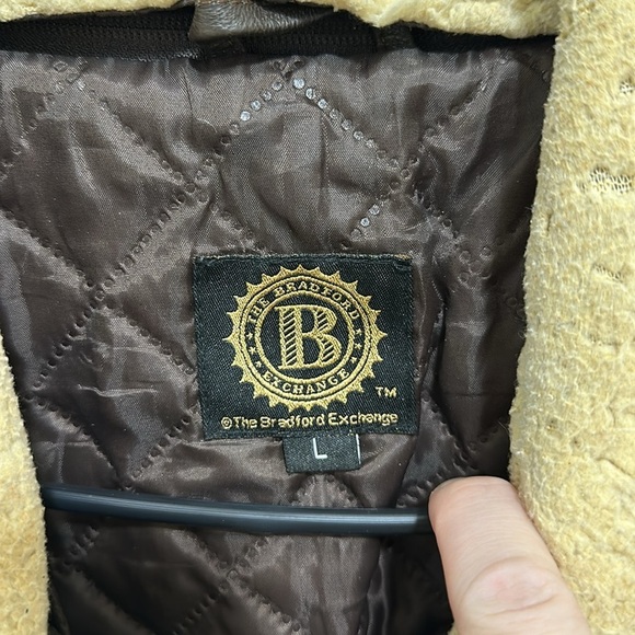 The Bradford Exchange Air Force Leather Flight Jacket size L - Picture 2 of 9